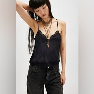 Free People Eye Candy Cami in Black